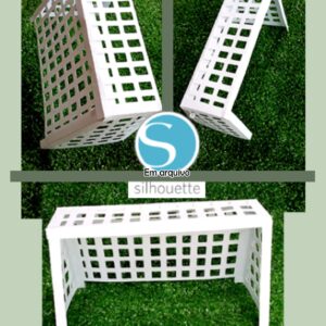 Trave de gol de futebol para Silhouetter Studio